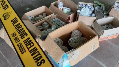 32 Ribu Petasan Diledakkan Polres Cilacap, Hasil Operasi Ketupat Candi