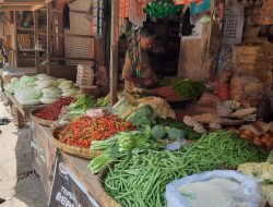 Pasar Tradisional Mulai Ramai Setelah Kasus Covid19 Menurun