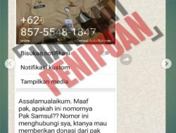 Wabup Curhat. Penipu Catut Nama Wabup untuk Kelabui Panitia Pembangunan Masjid