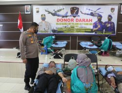 Polres Gelar Donor Darah