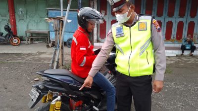 Knalpot Brong Ditindak Petugas