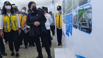 Puan Resmikan Embung di Cilacap