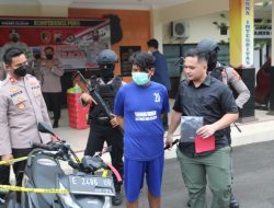 Maling Motor Ini Apes Karena Tertangkap Korban