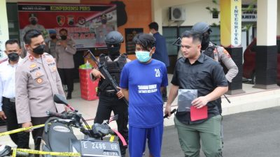 Maling Motor Ini Apes Karena Tertangkap Korban