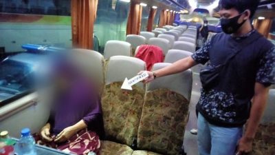 Penumpang Bus Meninggal. Di Dalam Bus