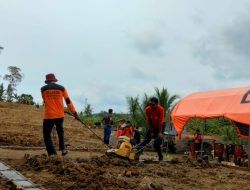 BPBD Bangun Huntara di Karanggintung