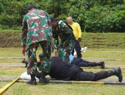Sipir Lapas Nusakambangan Berlatih Menembak