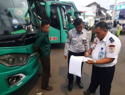 Bus Pemudik Wajib Lolos Pemeriksaan