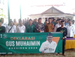 PKB Cilacap Deklarasi Muhaimin Menjadi Capres