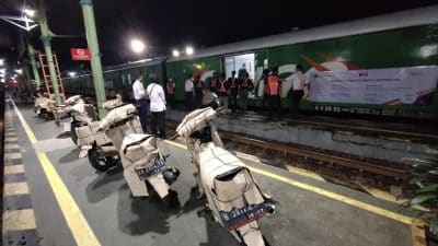 Angkutan Motor Gratis Khusus Pemudik Lewat KAI