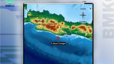 Pangandaran Kembali Terguncang Gempa. Kekuatan 4.0 Mag