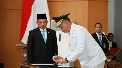 Mendagri Tito Karnavian Lantik Fadjry Djufry sebagai Pj Gubernur Sulawesi Selatan