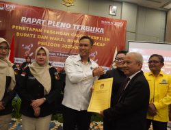 KPU Cilacap Tetapkan Syamsul-Ammy jadi Bupati dan Wakil Bupati Terpilih