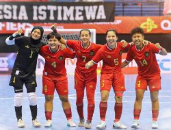 Timnas Futsal Putri Indonesia Juara Grup B dan Sapu Bersih 3 Laga