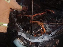 Mobil Meledak dan Terbakar di Cilacap, Diduga Akibat Arus Pendek Listrik