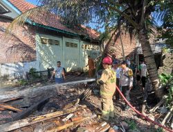 Gudang Kayu Terbakar di Cimanggu, Akibat Sampah yang Dibakar Warga