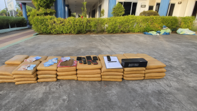 Kurir Bawa 100 Kg Ganja Ditangkap dalam Operasi Gabungan di Sumbar