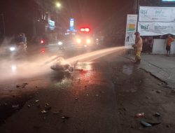 Motor Terbakar Usai Balap Liar di Majenang, Dua Pelajar Luka-luka