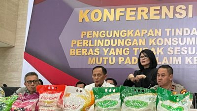 Satgas Pangan Pastikan Ada Unsur Pidana di Beras Oplosan