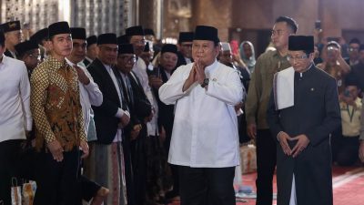 Prabowo Peringati Maulid Nabi Muhammad SAW di Masjid Istiqlal