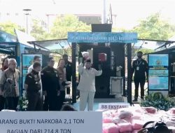 Presiden Musnahkan Narkoba 214 Ton, Prabowo Tegaskan Perang Total Terhadap Bandar dan Jaringan Gelap