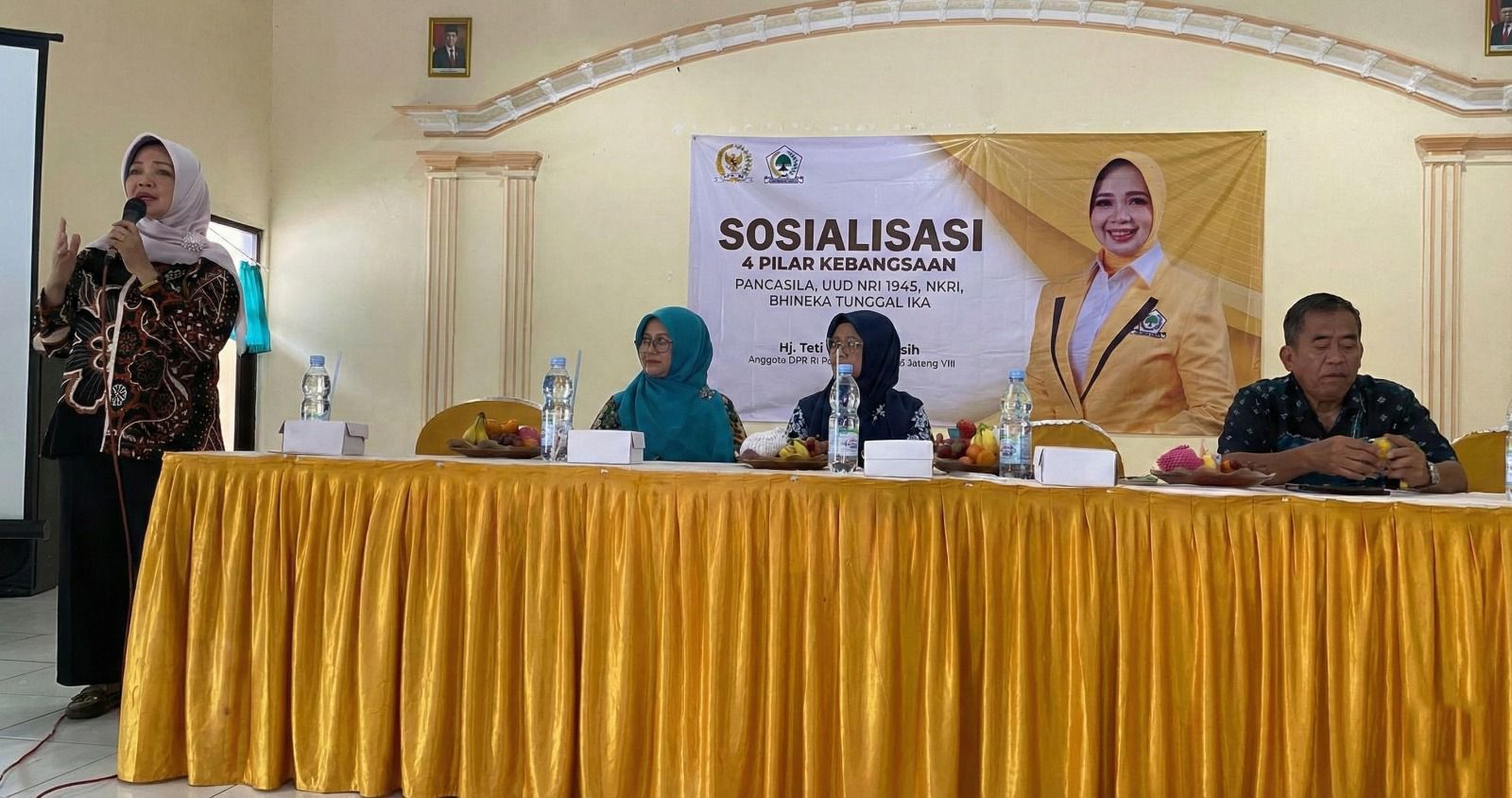 Teti Rohatiningsih Ajak Warga Cimanggu Perkuat Nilai Empat Pilar MPR RI