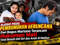 Dijerat Pasal Pembunuhan Berencana, Dwi Bagus Martono Terancam Hukuman Mati Usai Bunuh Istri Siri dan Anak di Madiun