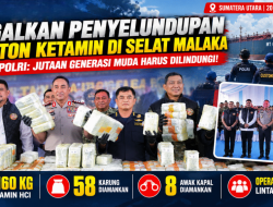 Polri-BNN Gagalkan Penyelundupan 1,16 Ton Ketamin dari Malaysia, 8 Tersangka Diamankan